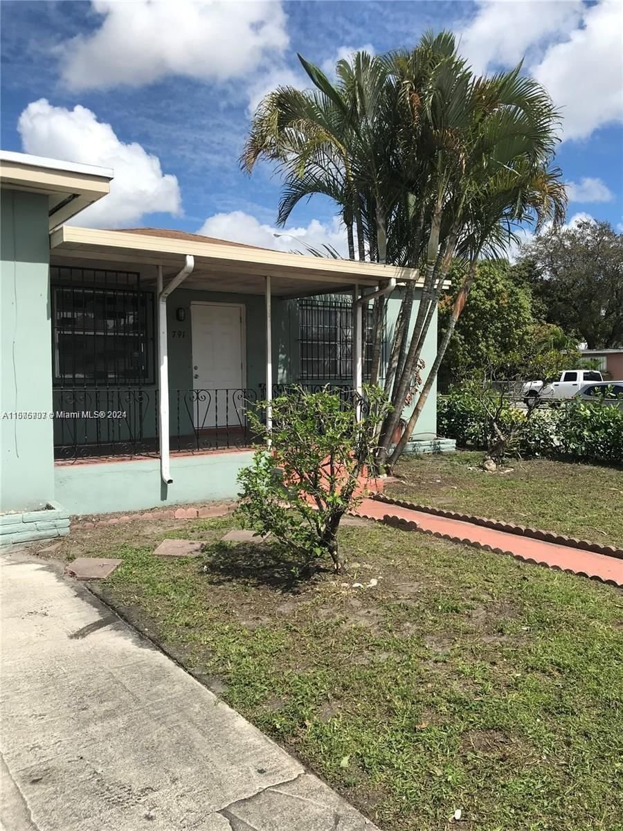 Real estate property located at 791 22nd St, Miami-Dade County, HIALEAH 13TH ADDN AMD PL, Hialeah, FL