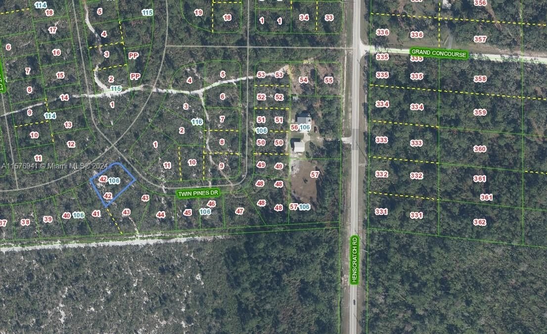 Real estate property located at 1201 Twin Pines, Highlands County, ORANGE BLOSSOM, Sebring, FL