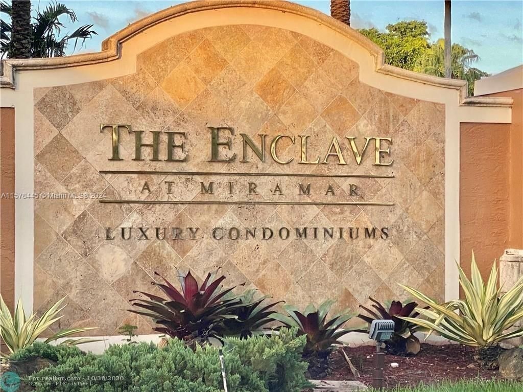 Real estate property located at 2061 Renaissance Blvd #205, Broward County, EL-AD ENCLAVE AT MIRAMAR, Miramar, FL