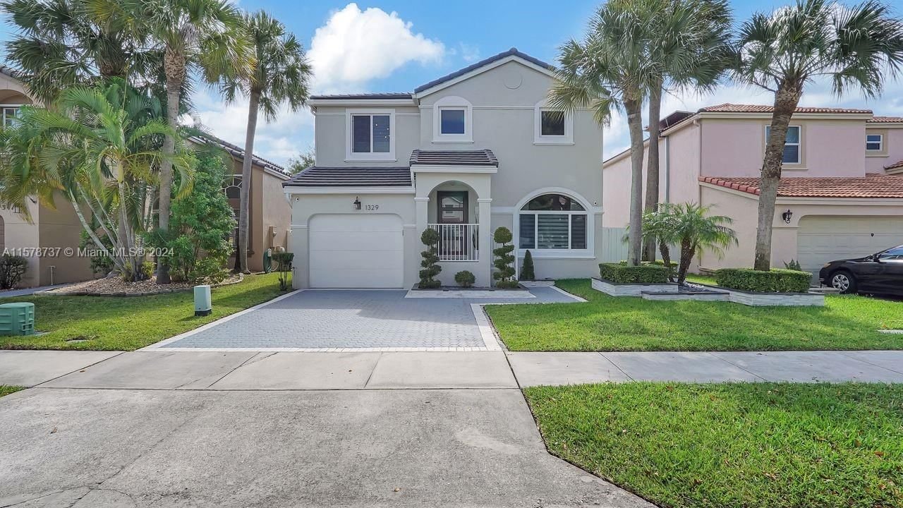Real estate property located at 1329 159th Ln, Broward County, TOWNGATE, Pembroke Pines, FL