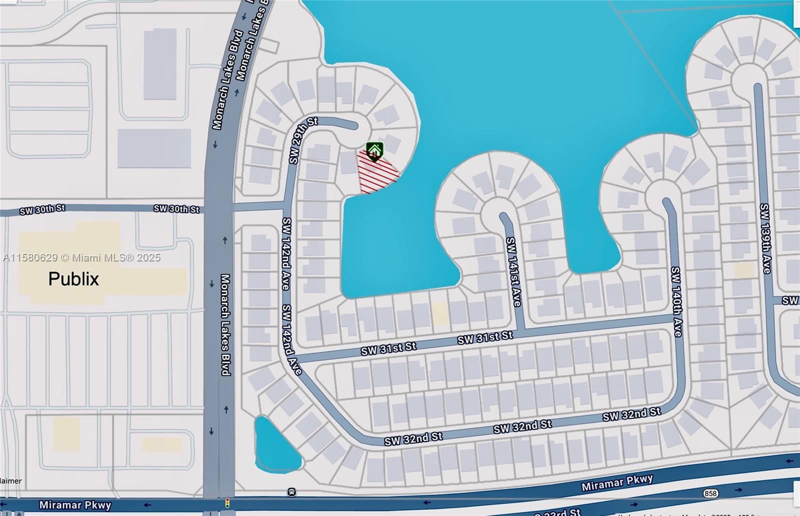 Real estate property located at 14134 29th St, Broward, Pod 13 At Monarch Lakes, Miramar, FL