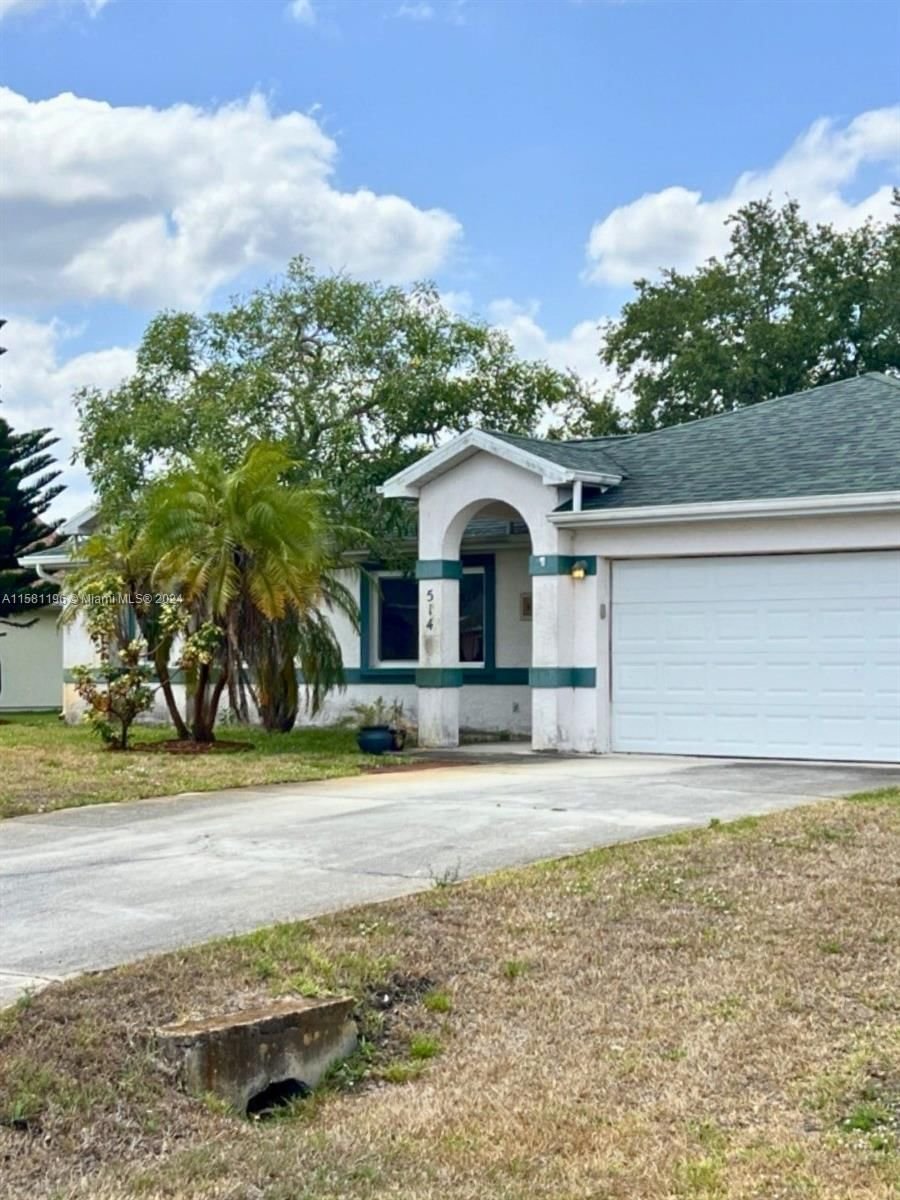 Real estate property located at 514 Jeanne Ave, St Lucie County, PORT ST LUCIE SECTION  34, Port St. Lucie, FL