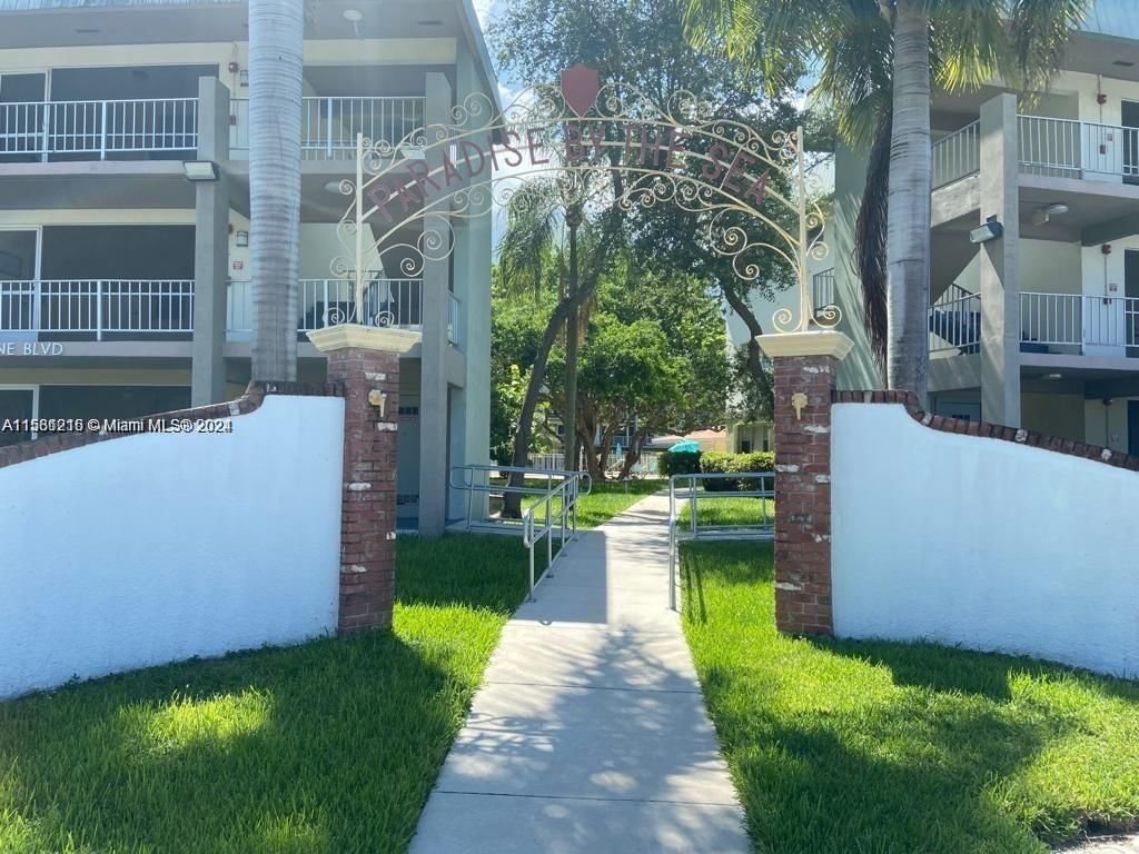 Real estate property located at 300 Layne Blvd #108, Broward County, PARADISE BY THE SEA CONDO, Hallandale Beach, FL