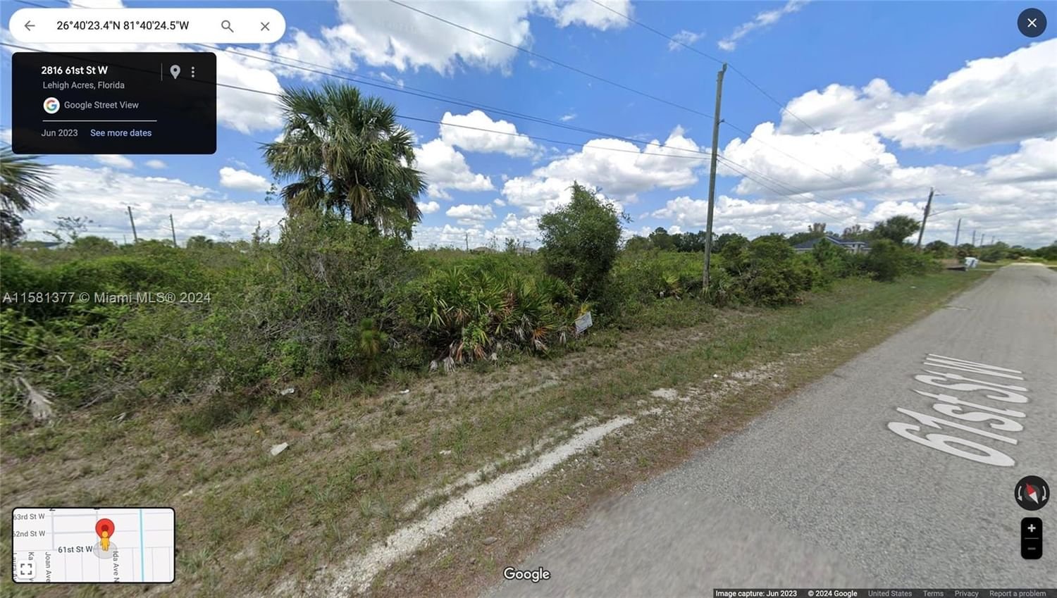 Real estate property located at 2816 61st W, Lee County, NA, Lehigh Acres, FL