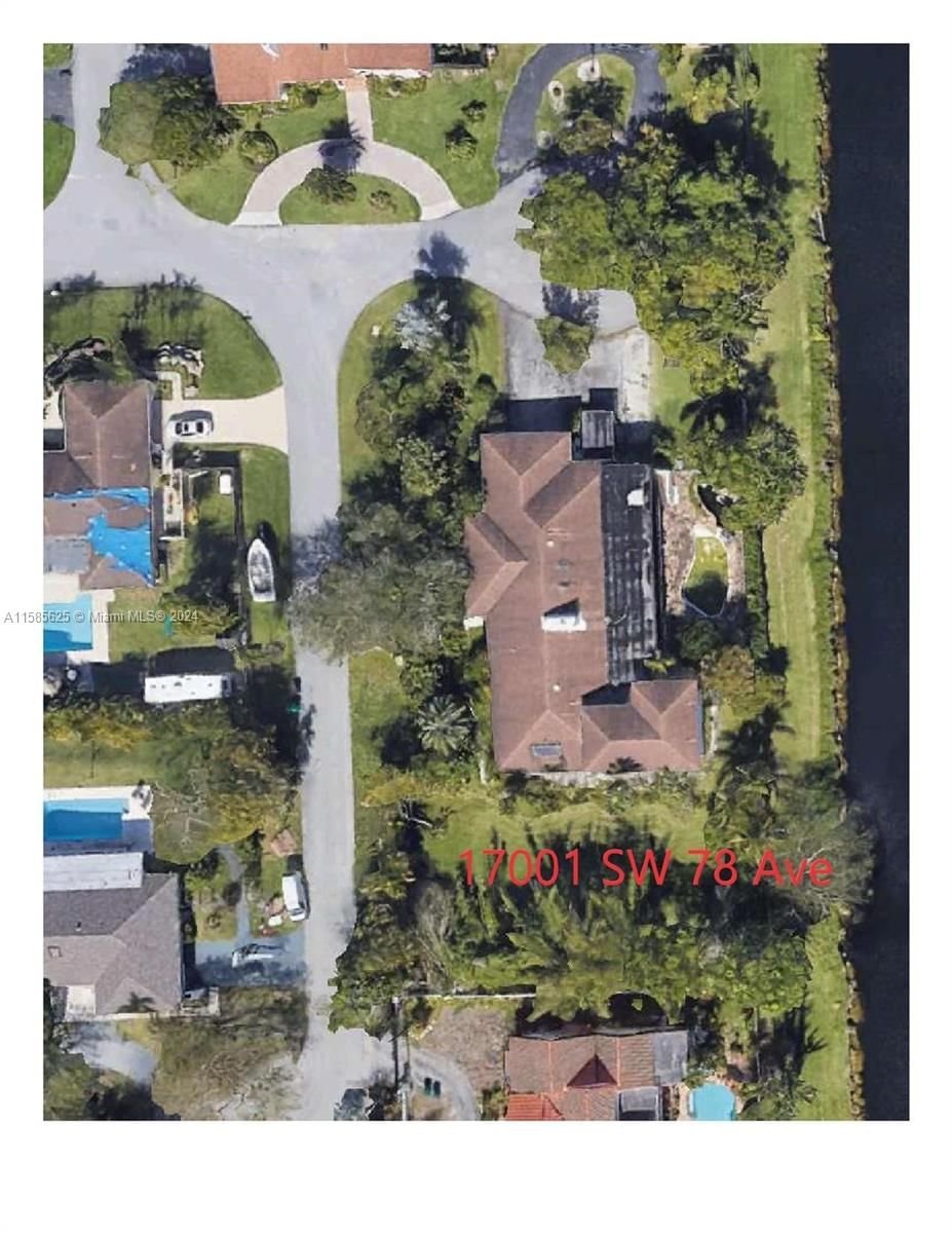 Real estate property located at 17001 78th Ave, Miami-Dade County, OLD CUTLER VILLAS, Palmetto Bay, FL
