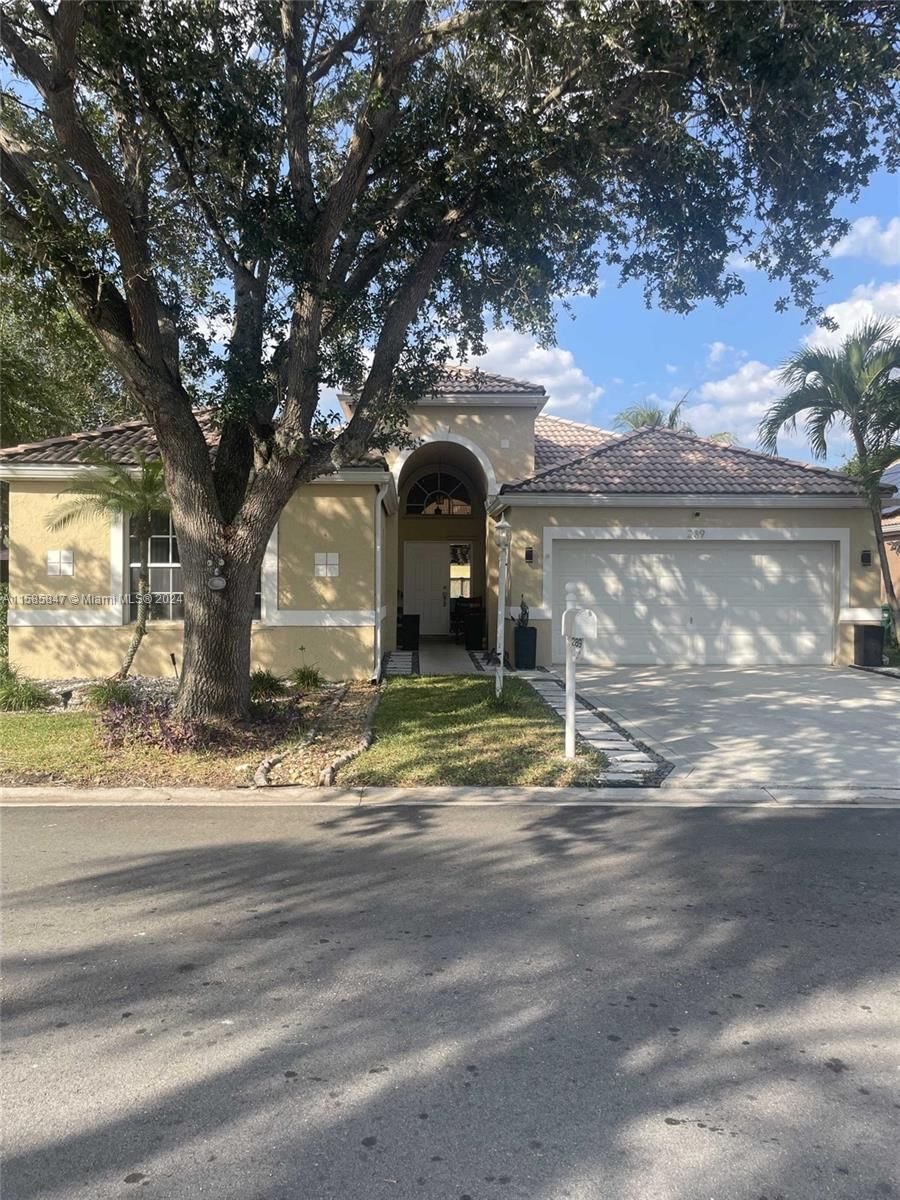 Real estate property located at 289 116th Ln, Broward County, WEST GLEN VILLAGE, Coral Springs, FL