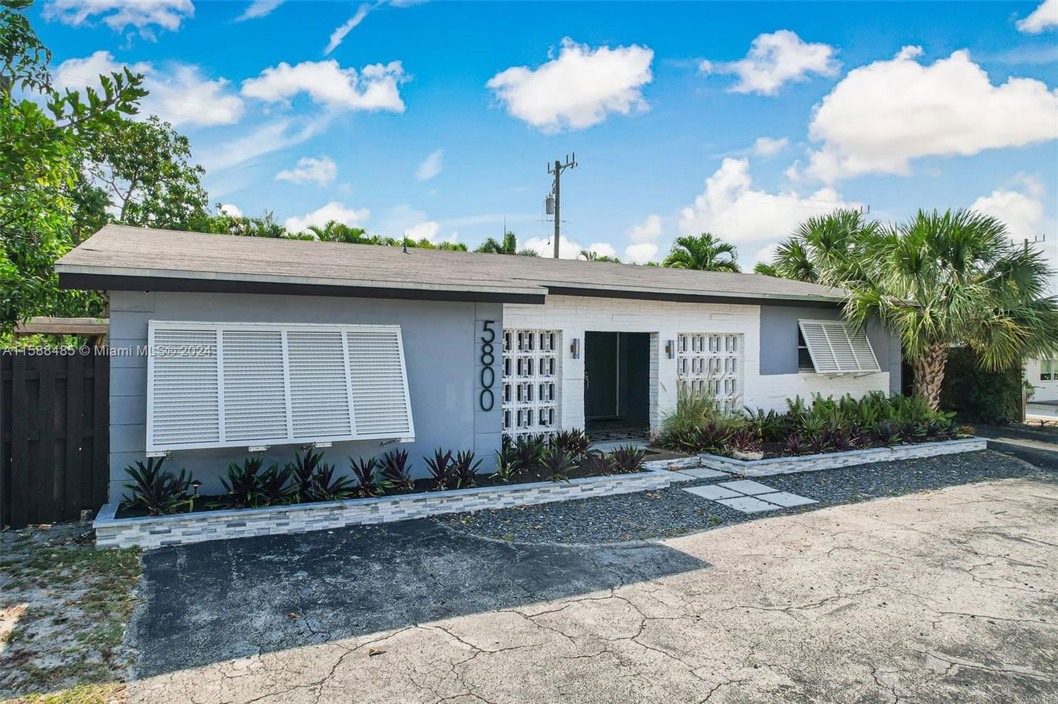 Real estate property located at 5800 18th Ave, Broward County, CORAL HIGHLANDS, Fort Lauderdale, FL