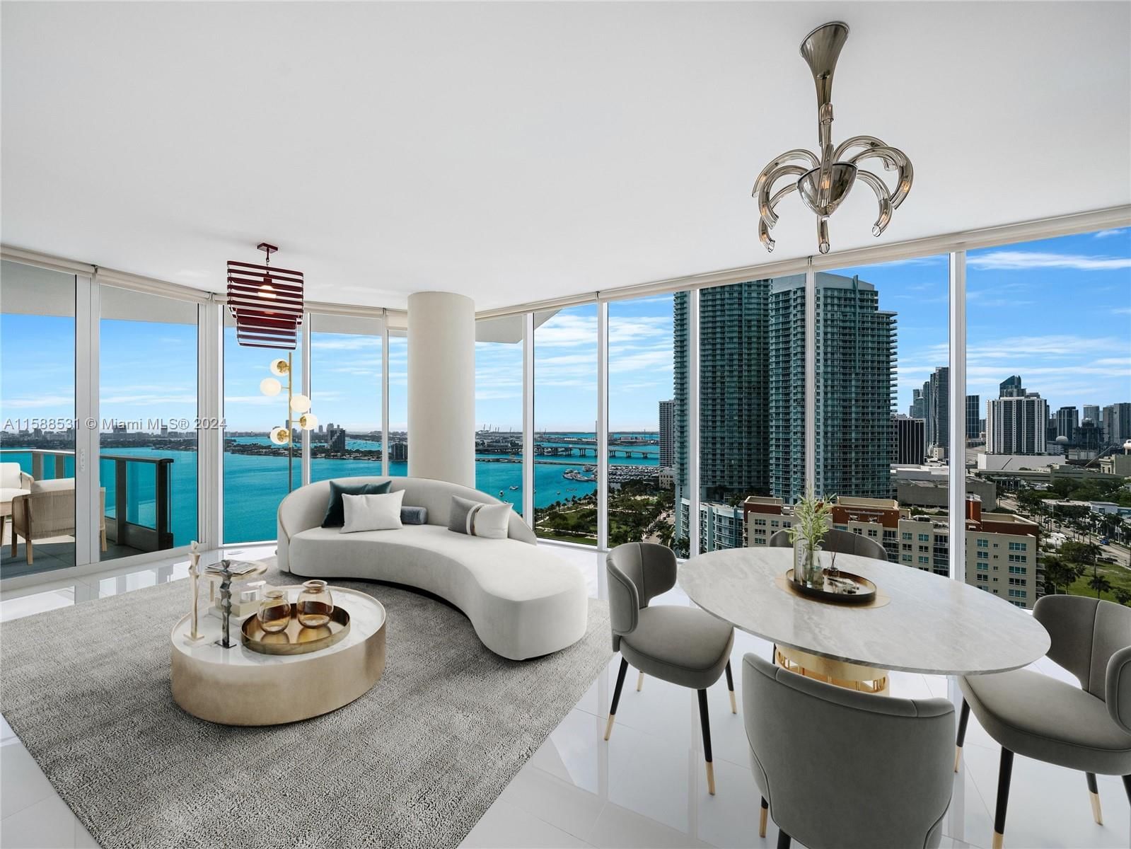 Real estate property located at 2020 Bayshore Dr #2402, Miami-Dade, PARAMOUNT BAY CONDO, Miami, FL