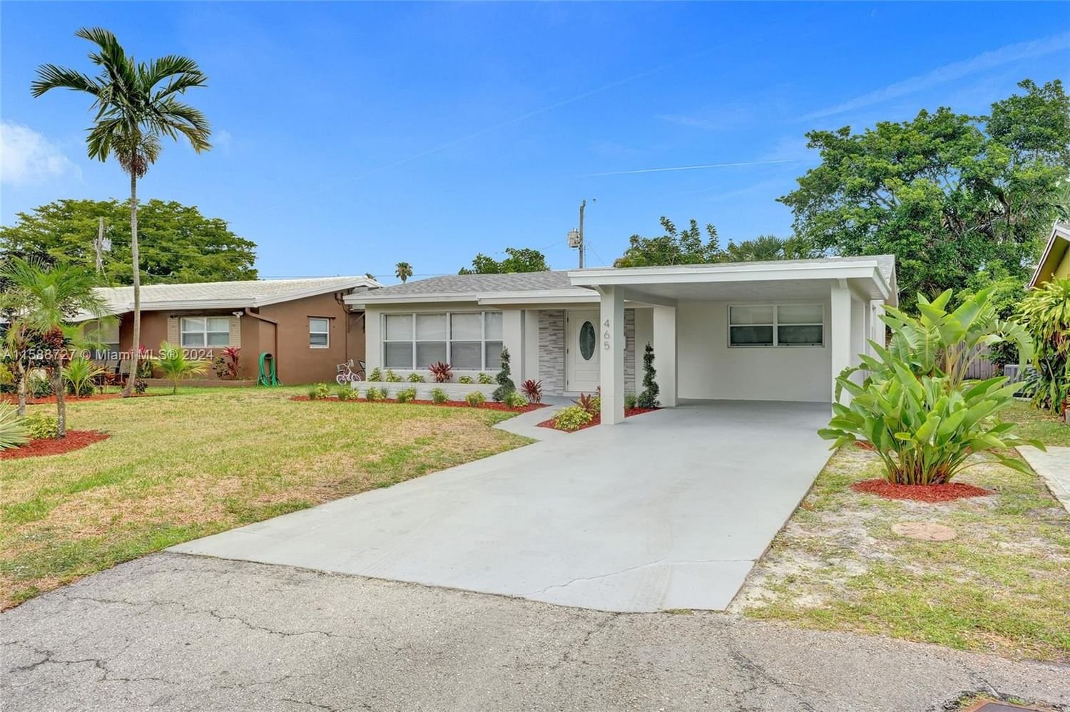 Real estate property located at 465 47th Ct, Broward County, NORTH ANDREWS GARDENS FIR, Oakland Park, FL