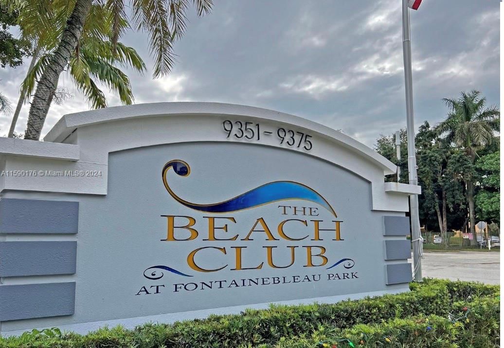 Real estate property located at 9357 Fontainebleau Blvd D309, Miami-Dade County, THE BEACH CLUB FONTAINEBL, Miami, FL