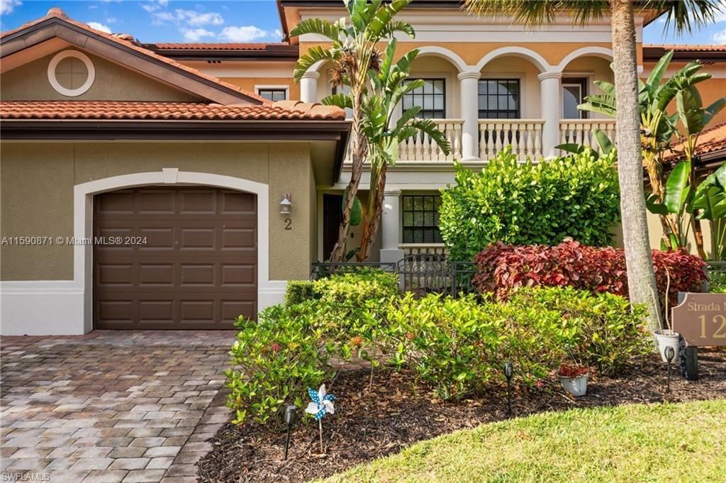 Real estate property located at 1276 Strada Milan Ln #2, Collier County, Bella Vita, Naples, FL