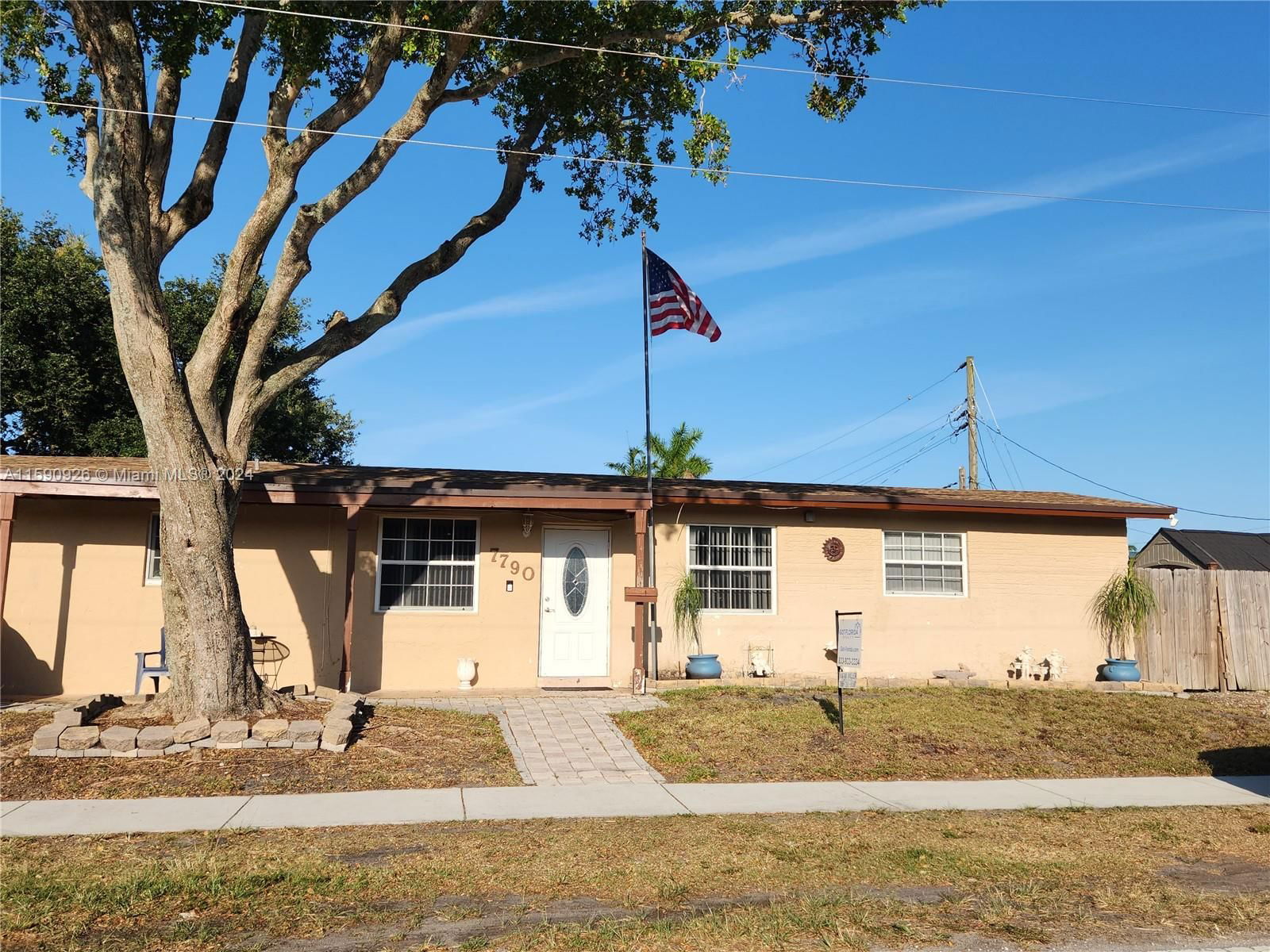 Real estate property located at 7790 33rd St, Broward County, DRIFTWOOD ESTATES NO 15, Davie, FL