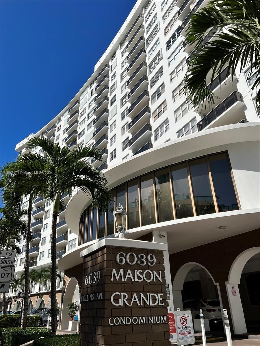 Real estate property located at 6039 Collins Ave #1034, Miami-Dade County, MAISON GRANDE CONDO, Miami Beach, FL