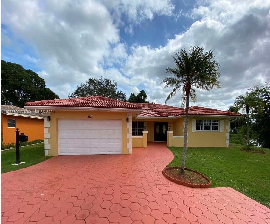 Real estate property located at 3931 108th Dr, Broward, WINDINGS, Coral Springs, FL