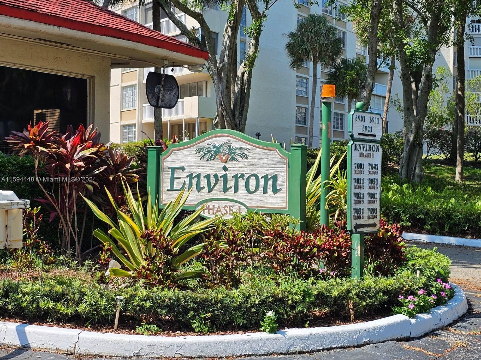 Real estate property located at 6921 Environ Blvd #4N, Broward, ENVIRON I CONDO 9, Lauderhill, FL