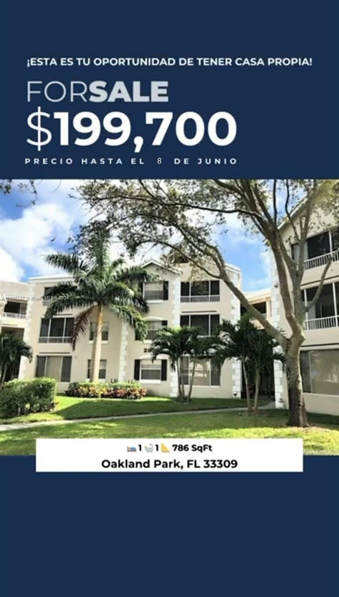 Real estate property located at 2850 Oakland Forest Dr #309, Broward County, LAKEVIEW CLUB CONDO, Oakland Park, FL