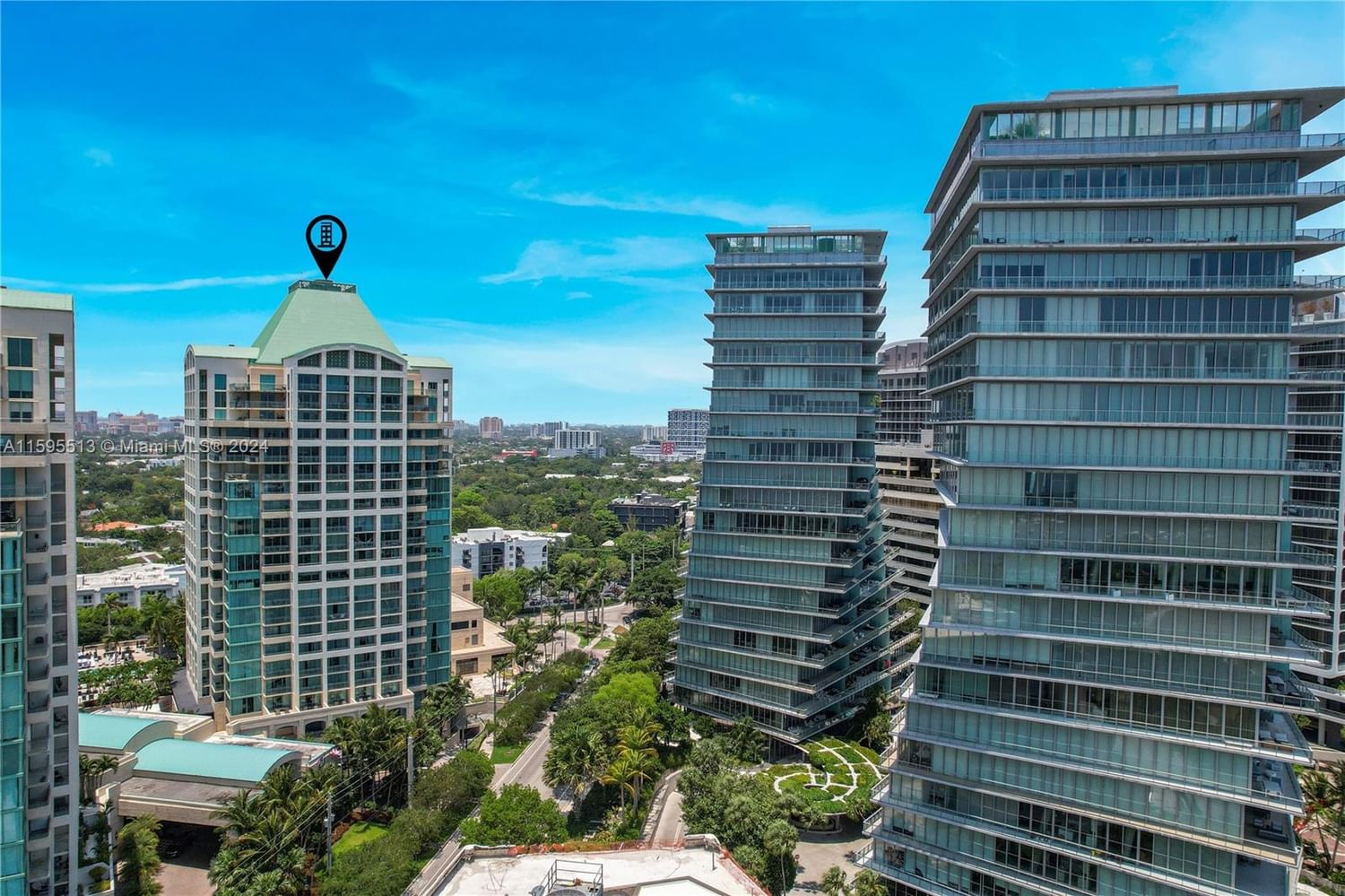 Real estate property located at 3350 27th Ave #1401, Miami-Dade, THE EXECUTIVE RESIDENCES, Miami, FL