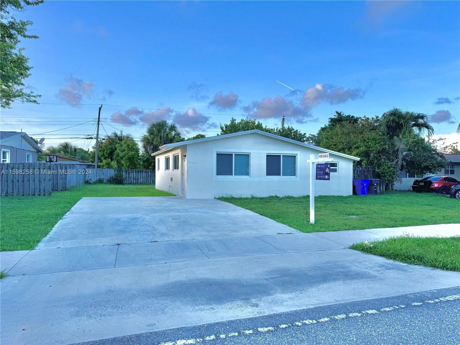Real estate property located at 4341 59th St, Broward County, POMPANO PARK SEC 1, North Lauderdale, FL