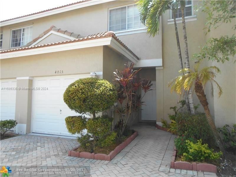 Real estate property located at 4015 92nd Ave, Broward County, SOUTHWIND COVE, Sunrise, FL