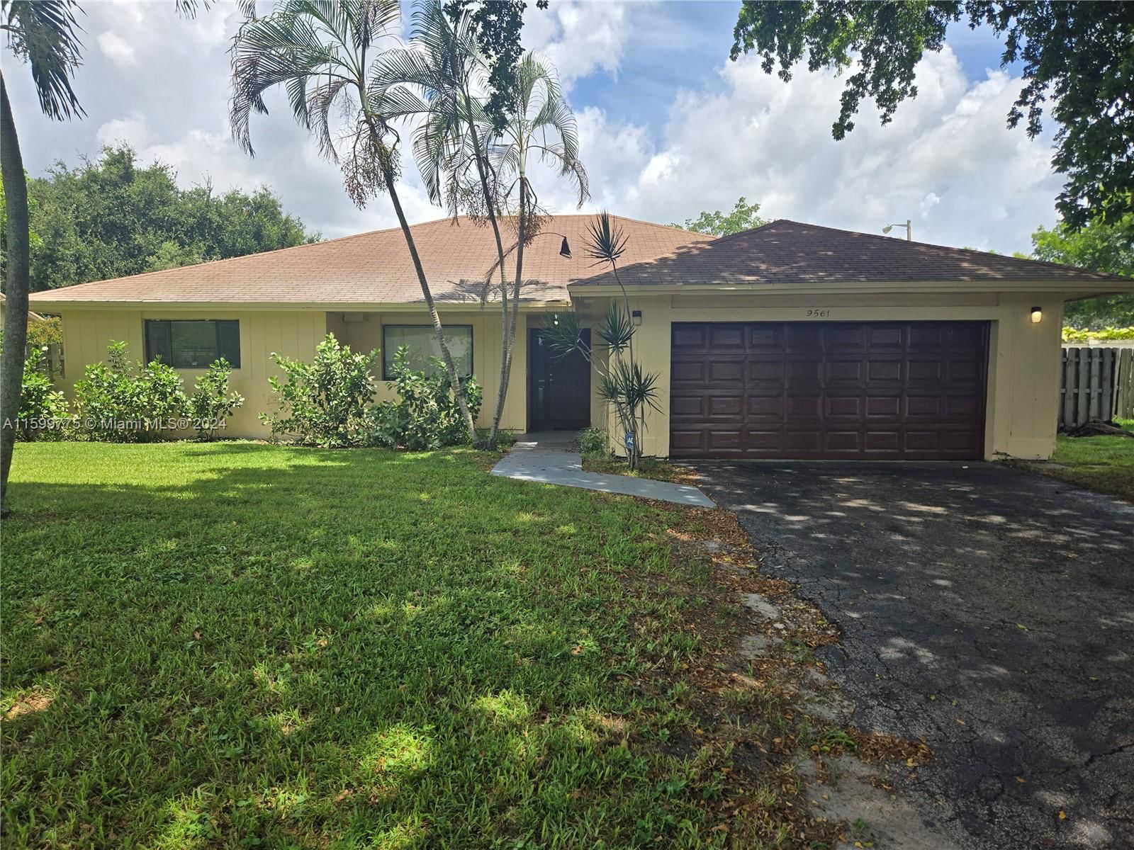 Real estate property located at 9561 33rd Mnr, Broward County, WELLEBY UNIT 9, Sunrise, FL