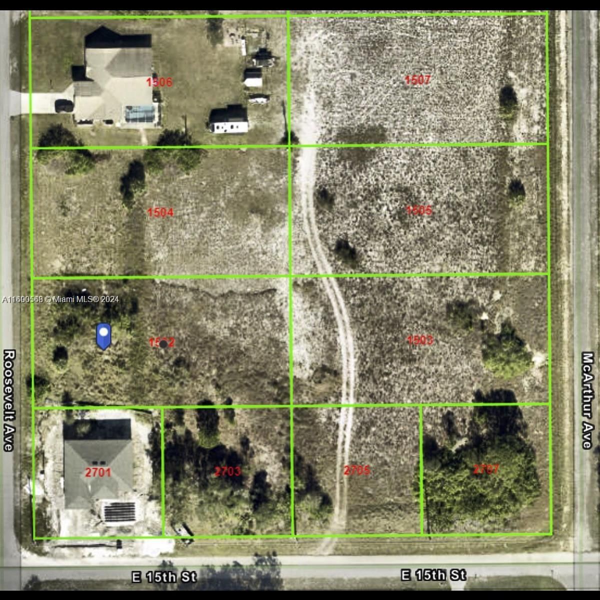 Real estate property located at 1502 ROOSEVELT AVE, Lee, LEHIGH ACRES, Lehigh Acres, FL