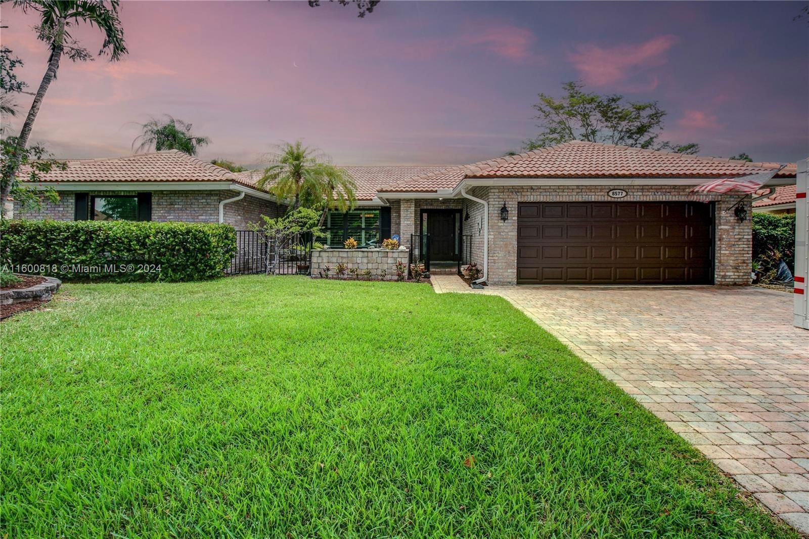 Real estate property located at 8577 51st Pl, Broward County, PINE RIDGE, Coral Springs, FL