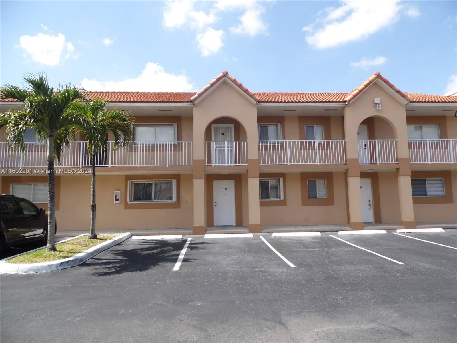 Real estate property located at 7011 29th Ave #110, Miami-Dade County, JEANNIE GARDENS CONDO, Hialeah, FL