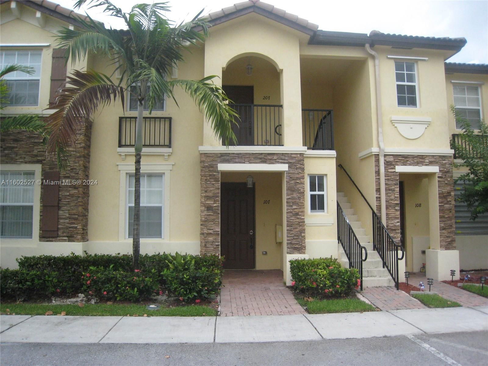 Real estate property located at 1655 33rd Rd #107-4, Miami-Dade, VILLAS AT CARMEL CONDO NO, Homestead, FL