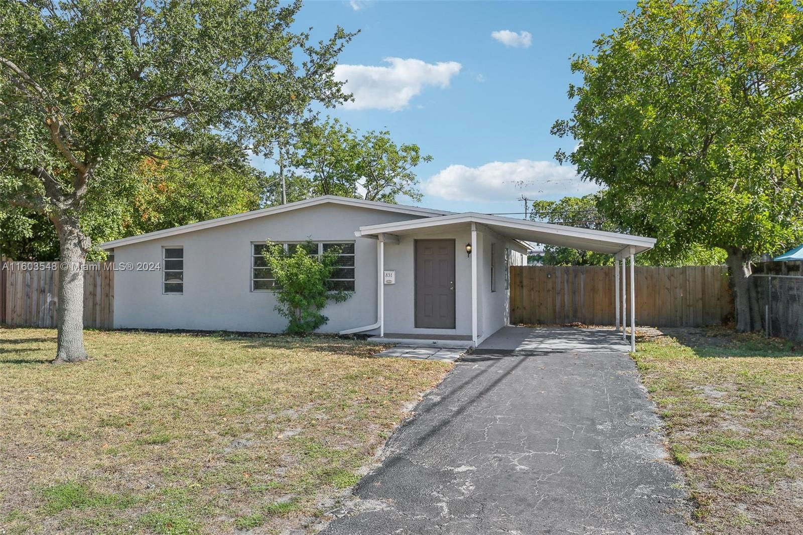 Real estate property located at 831 61st St, Broward County, COLLIER ESTATES 4TH ADD, Oakland Park, FL