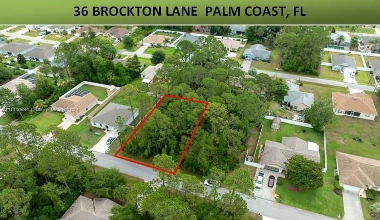 Real estate property located at 36 Brockton Ln, Flagler County, PALM COAST SECTION 13, Palm Coast, FL