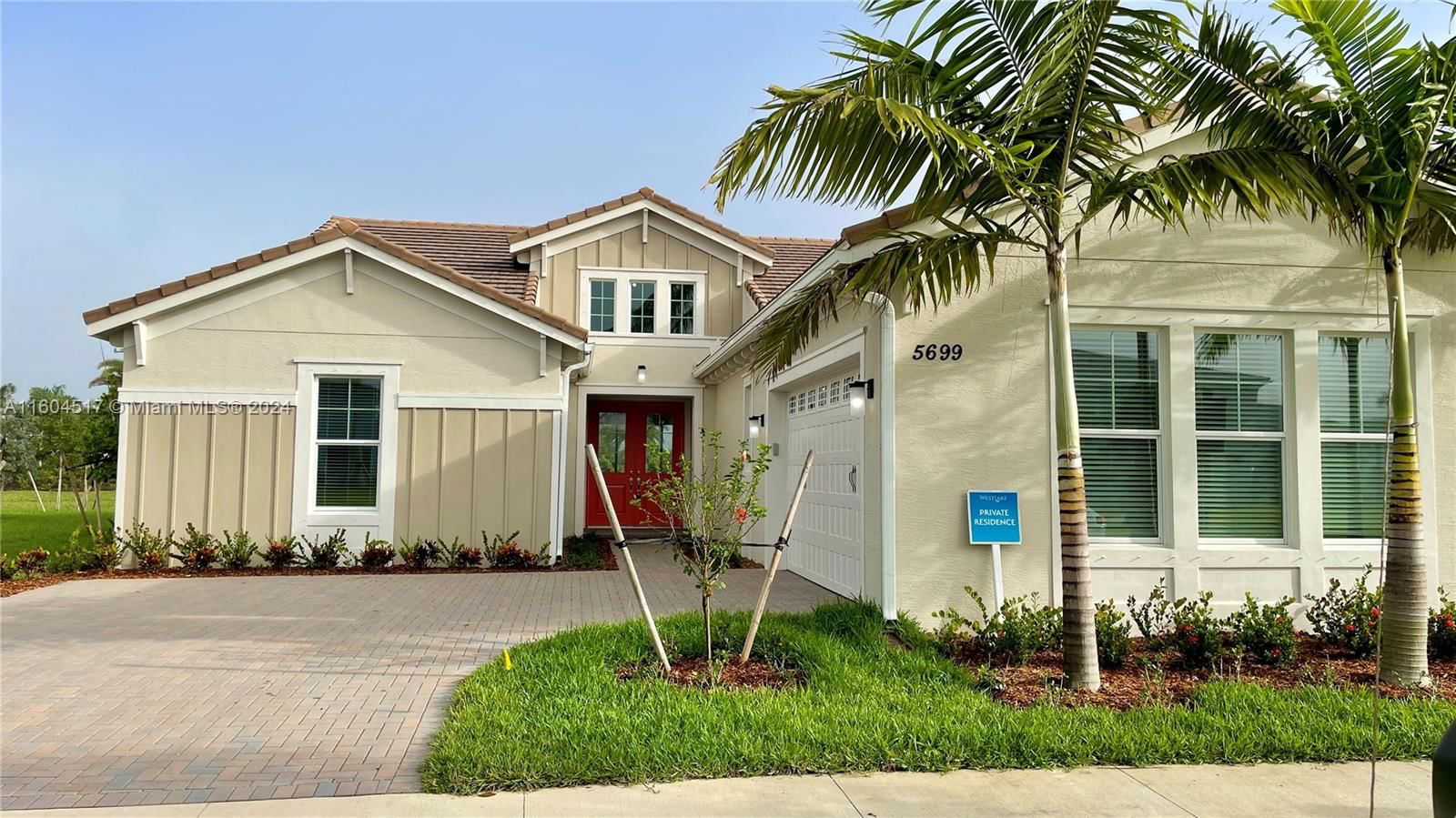 Real estate property located at 5699 Liberty Ln, Palm Beach County, ORCHARDS OF WESTLAKE PHAS, Westlake, FL