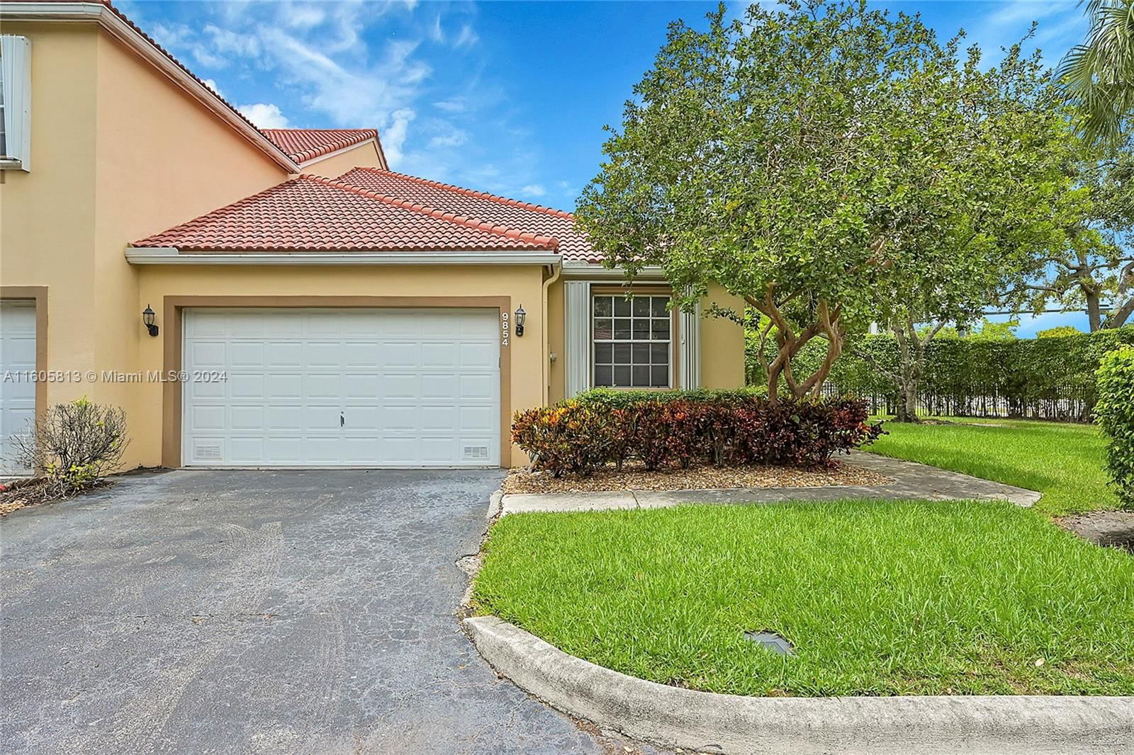 Real estate property located at 9854 Royal Palm Blvd, Broward County, CORAL PALM VILLAGE, Coral Springs, FL