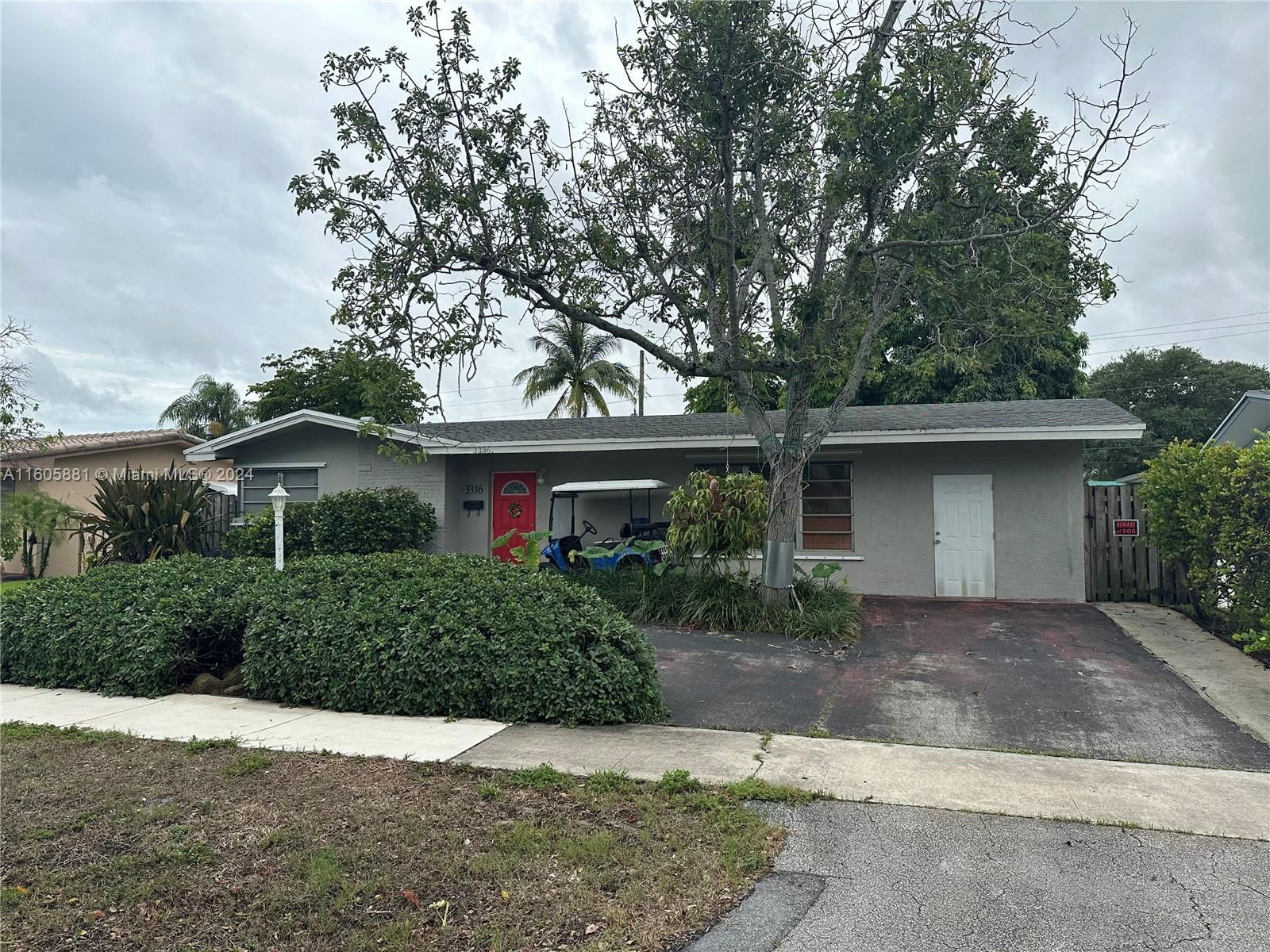 Real estate property located at 3336 Park Rd, Broward County, HOLLYWOOD HILLS, Hollywood, FL