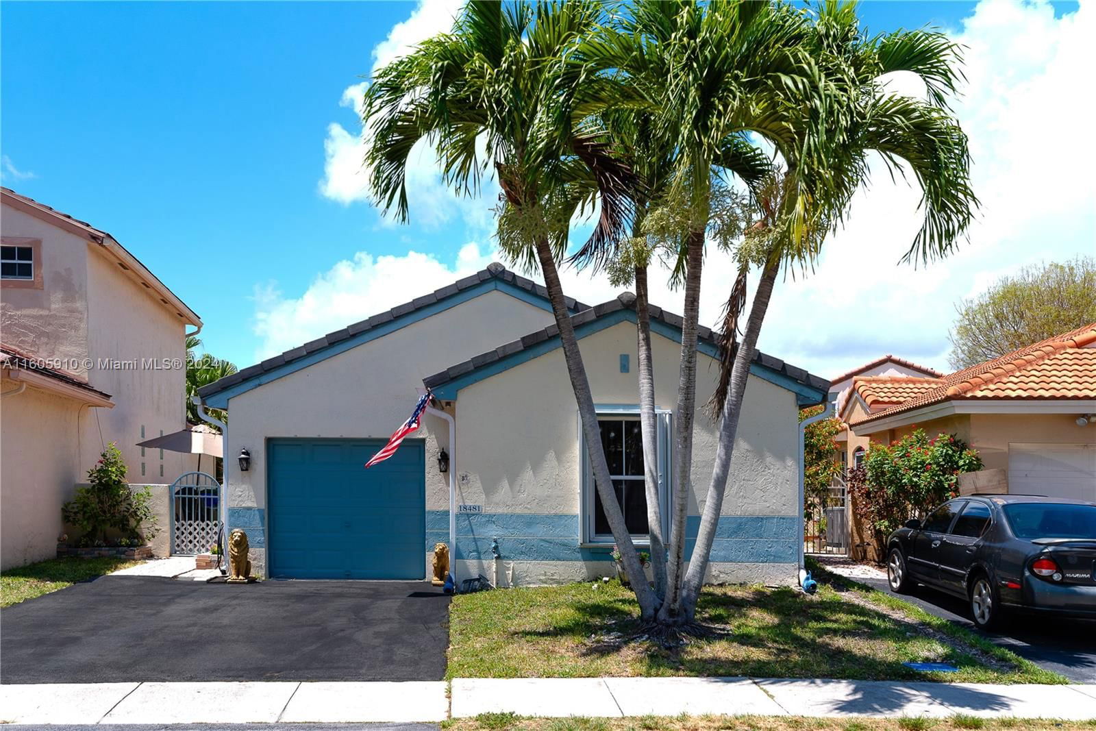 Real estate property located at 18481 21st St, Broward County, DIMENSIONS NORTH AT CHAPE, Pembroke Pines, FL