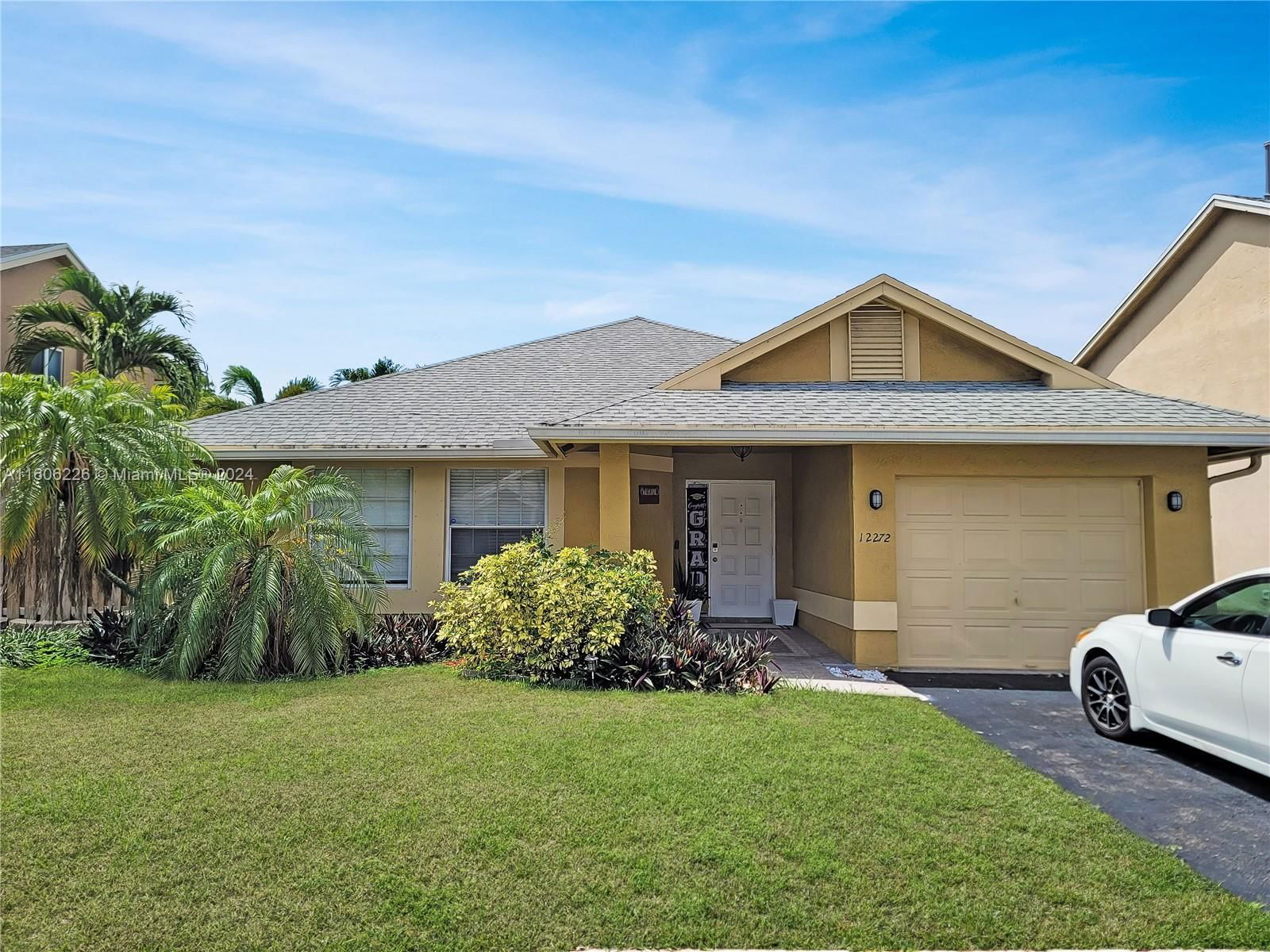 Real estate property located at 12272 33rd St, Broward County, SAWGRASS ESTATES, Sunrise, FL