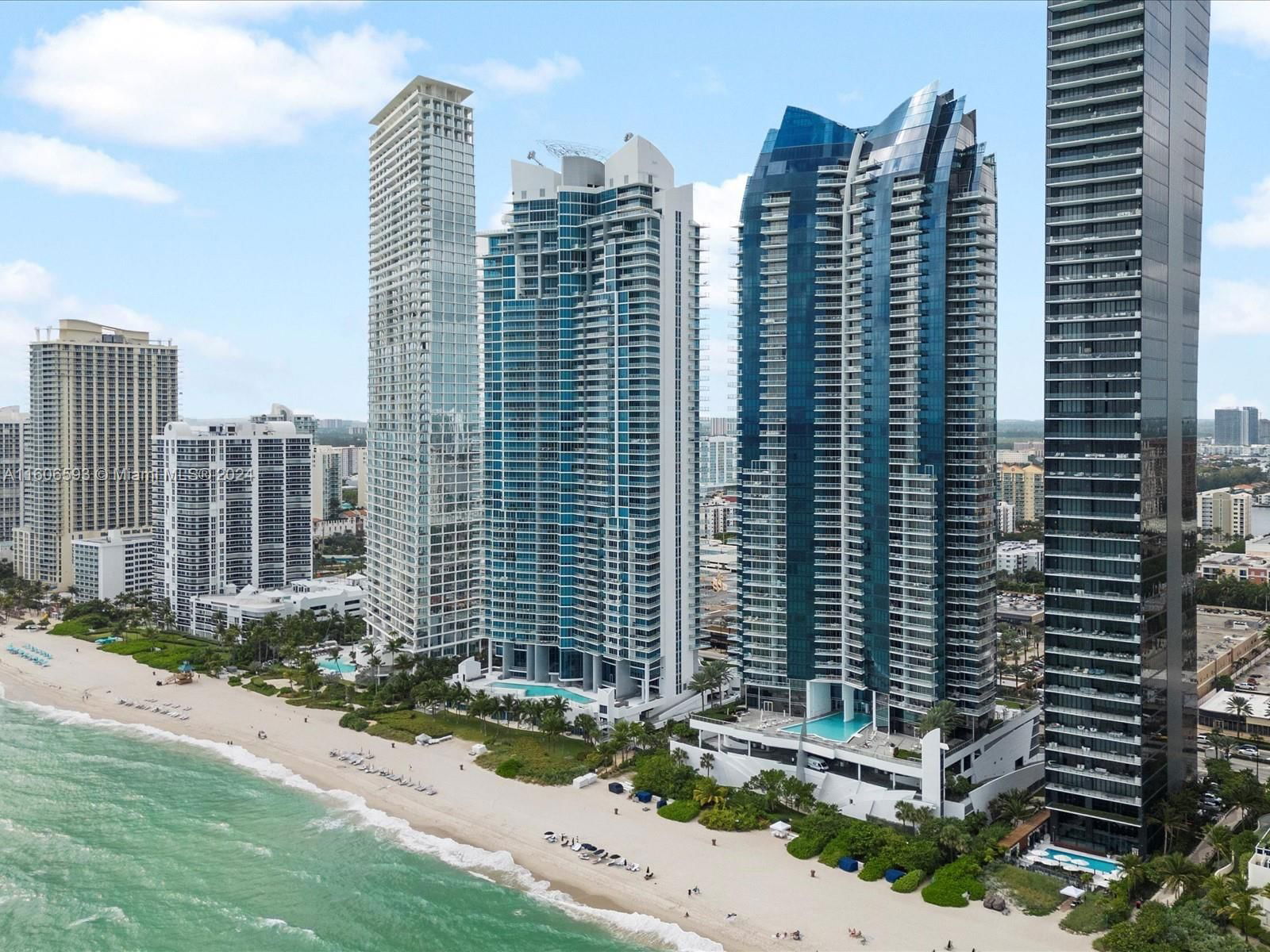 Real estate property located at 17121 Collins Ave #1607, Miami-dade, Jade Ocean Condo, Sunny Isles Beach, FL