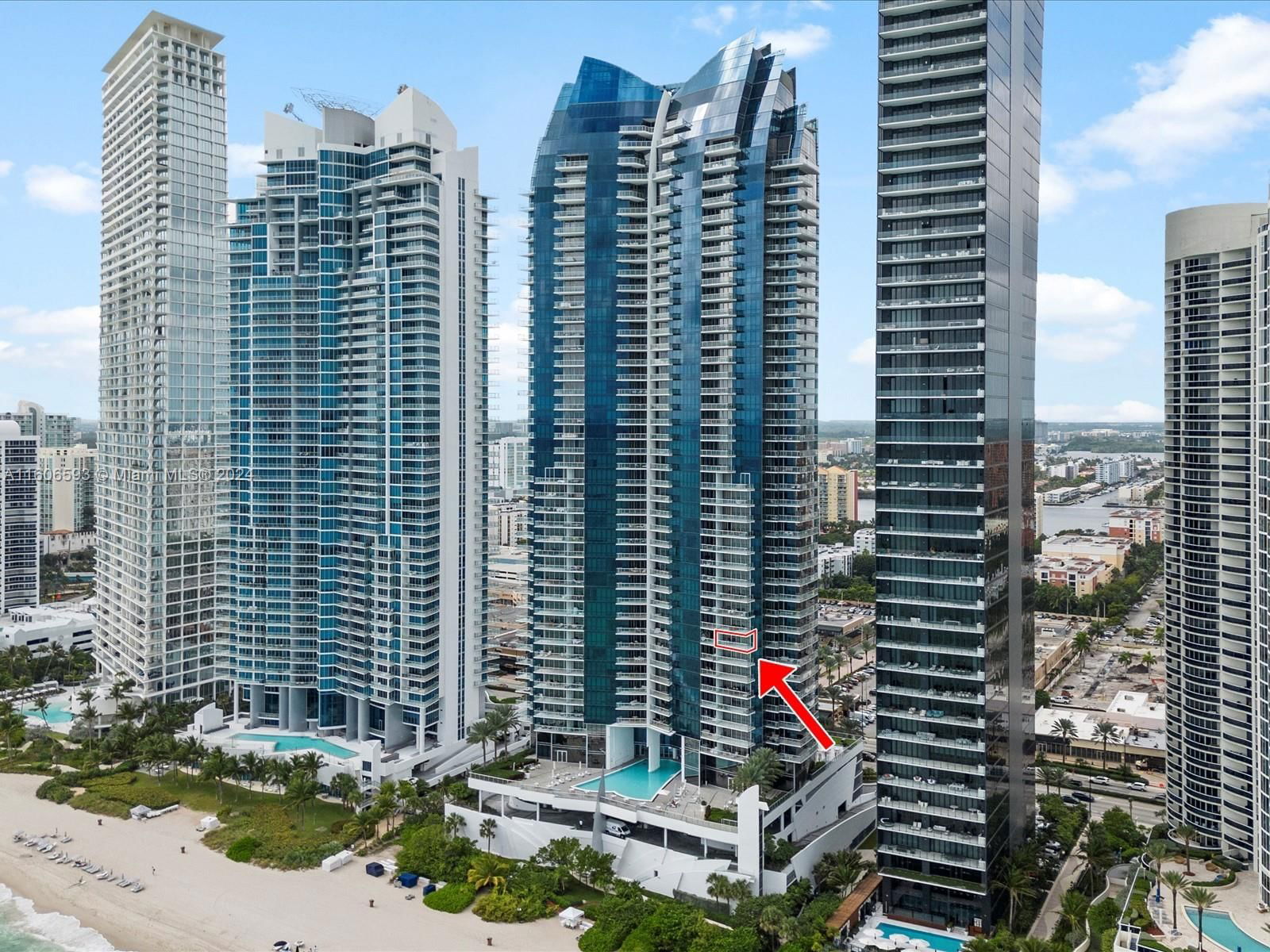 Real estate property located at 17121 Collins Ave #1607, Miami-dade, Jade Ocean Condo, Sunny Isles Beach, FL