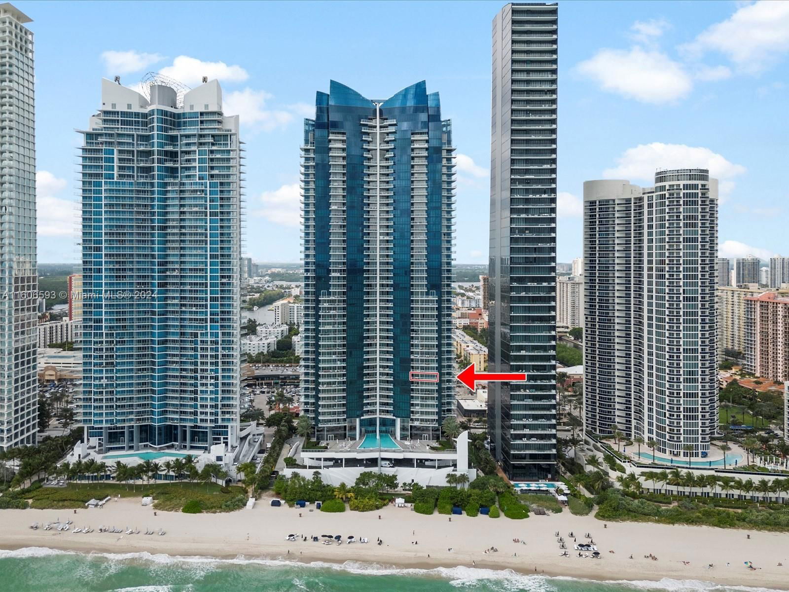 Real estate property located at 17121 Collins Ave #1607, Miami-dade, Jade Ocean Condo, Sunny Isles Beach, FL