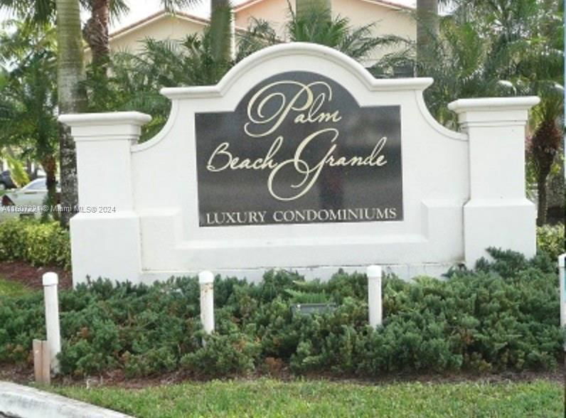 Real estate property located at 1465 Lake Crystal Dr D, Palm Beach County, PALM BEACH GRANDE CONDO, West Palm Beach, FL