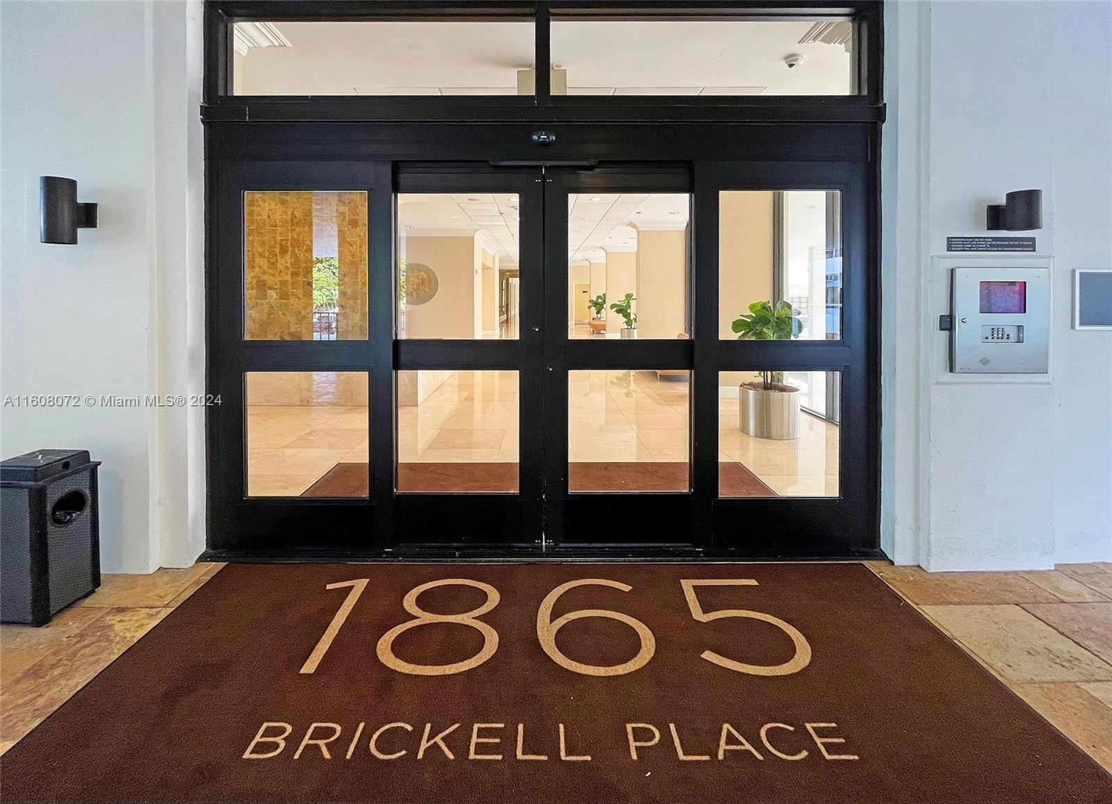 Real estate property located at 1865 Brickell Ave A604, Miami-Dade, BRICKELL PLACE CONDO, Miami, FL