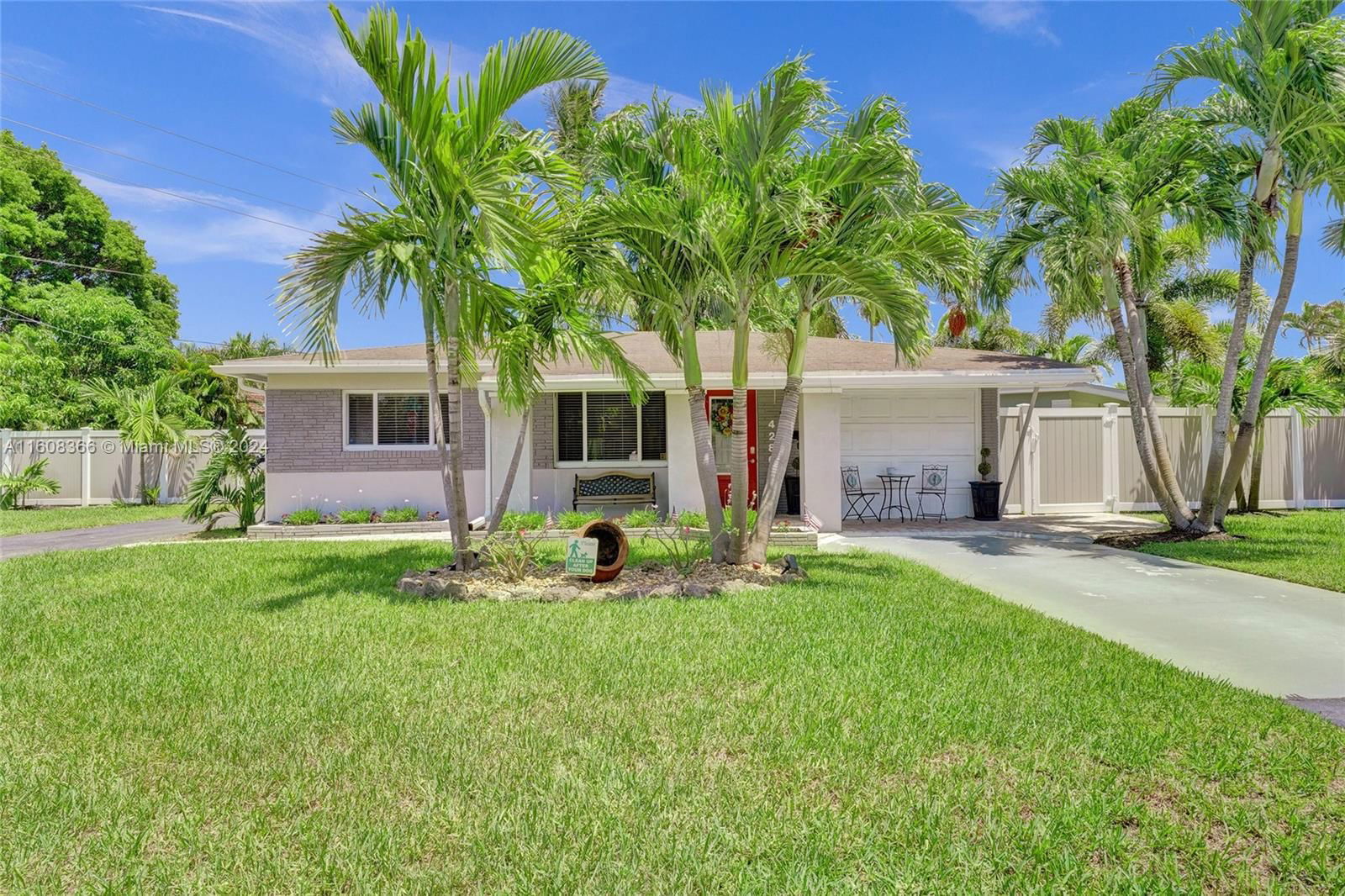 Real estate property located at 4280 1st Ter, Broward County, NORTH ANDREWS GARDENS ANN, Oakland Park, FL