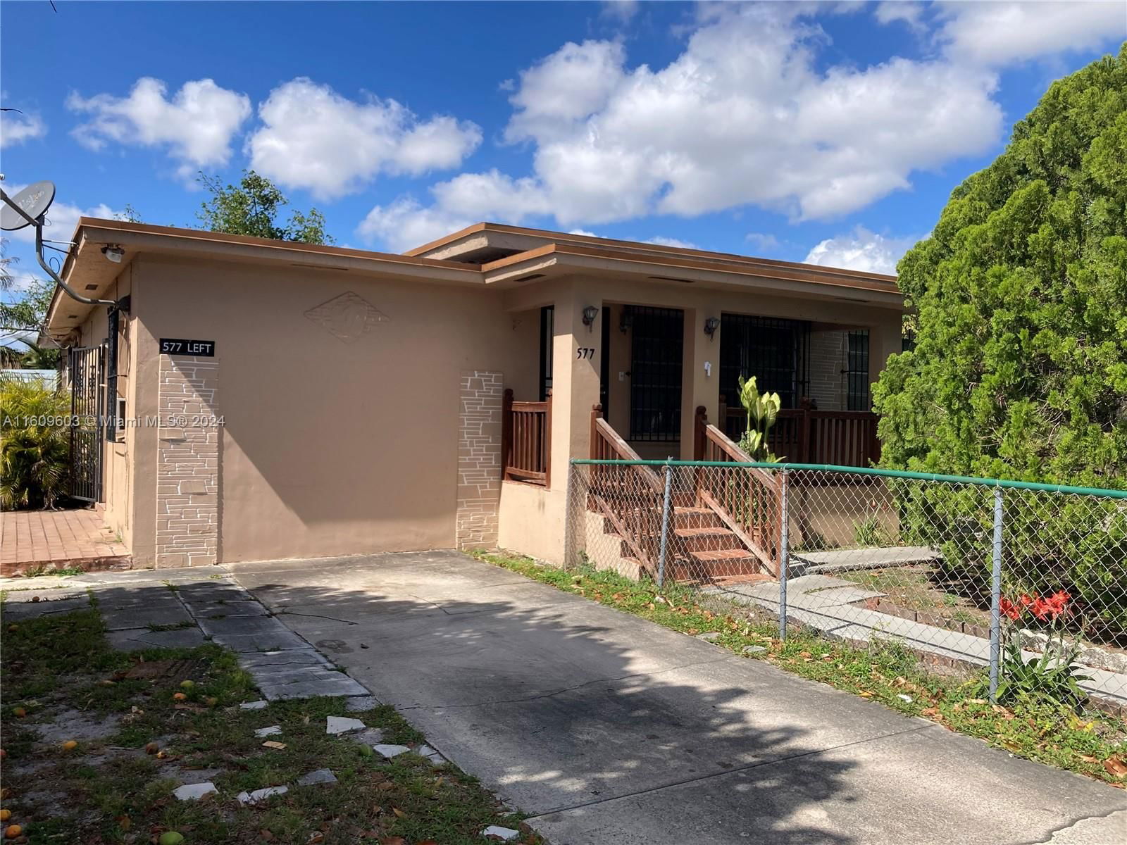 Real estate property located at 577 17th St, Miami-Dade County, 6TH ADDN TO HIALEAH, Hialeah, FL
