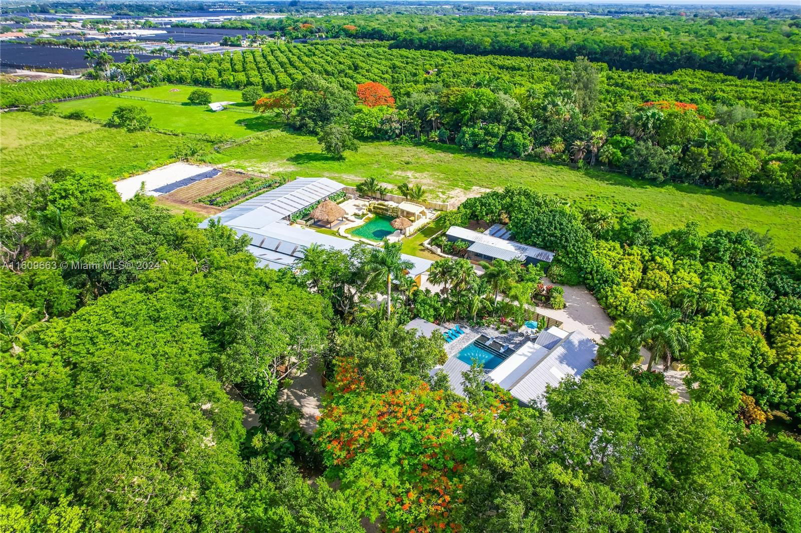 Real estate property located at 22900 157th Ave, Miami-Dade, RETREAT ON 5 AC, Miami, FL