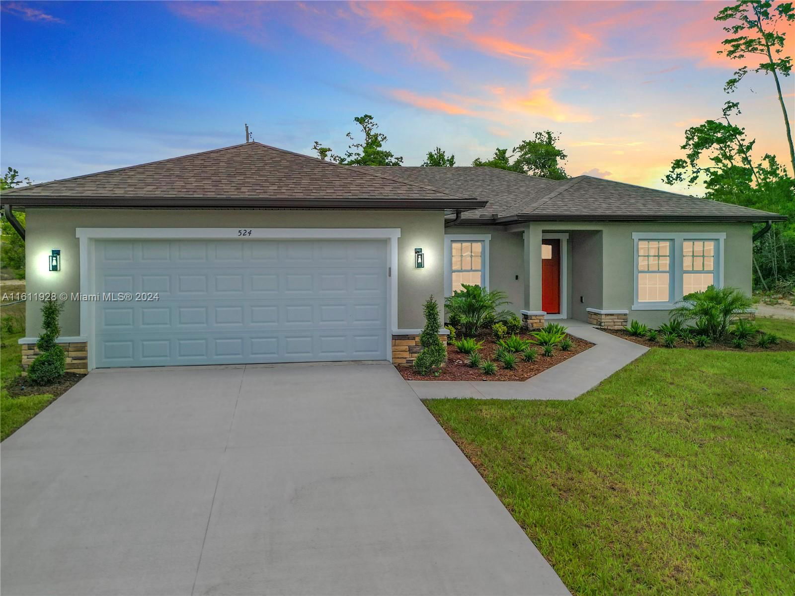 Real estate property located at 524 Marion Oaks Blvd, Marion County, MARION OAKS UN 05, Ocala, FL