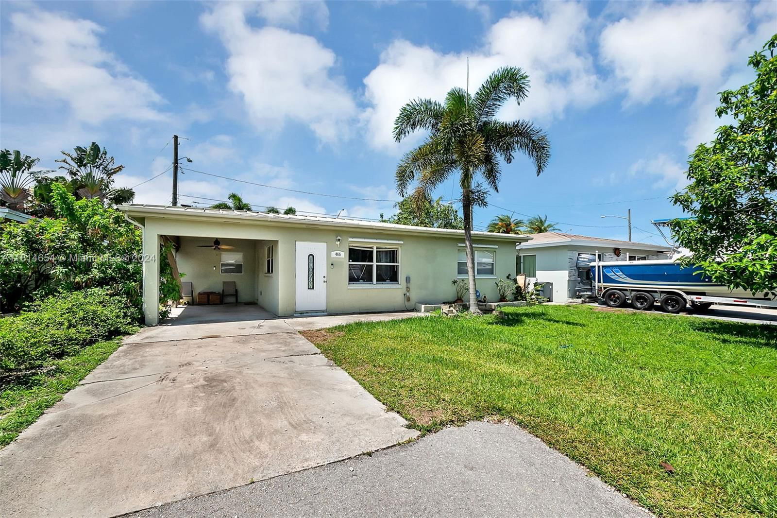 Real estate property located at 465 49th St, Broward County, NORTH ANDREWS GARDENS FIR, Oakland Park, FL