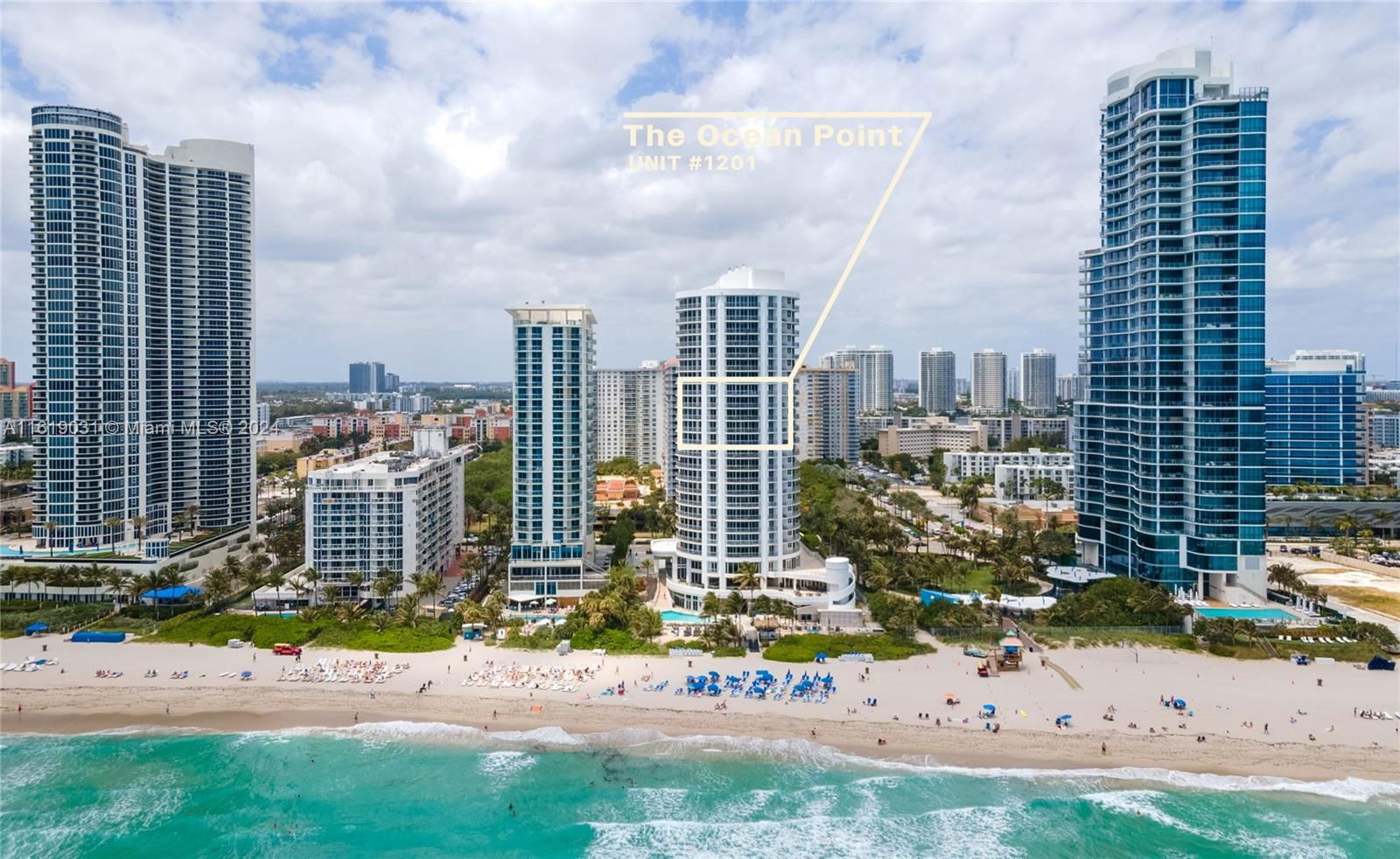 Real estate property located at 17375 Collins Ave #1201, Miami-Dade, OCEAN POINT BEACH CLUB CO, Sunny Isles Beach, FL