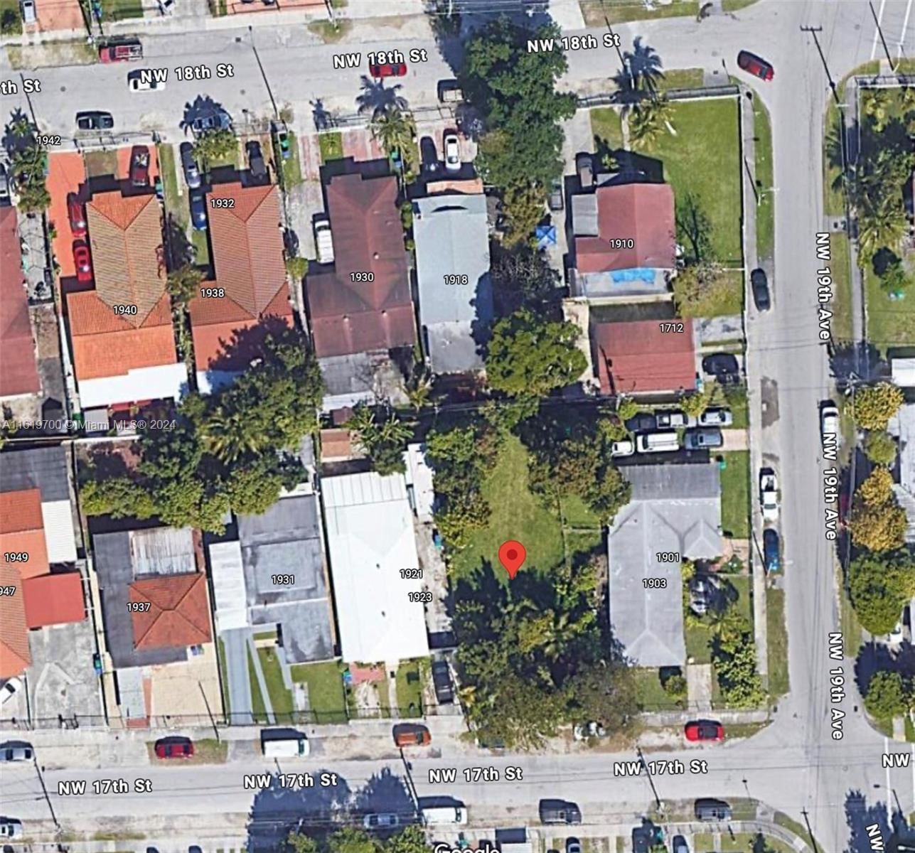 Real estate property located at 1917 17th St, Miami-Dade, OCOEE PARK, Miami, FL