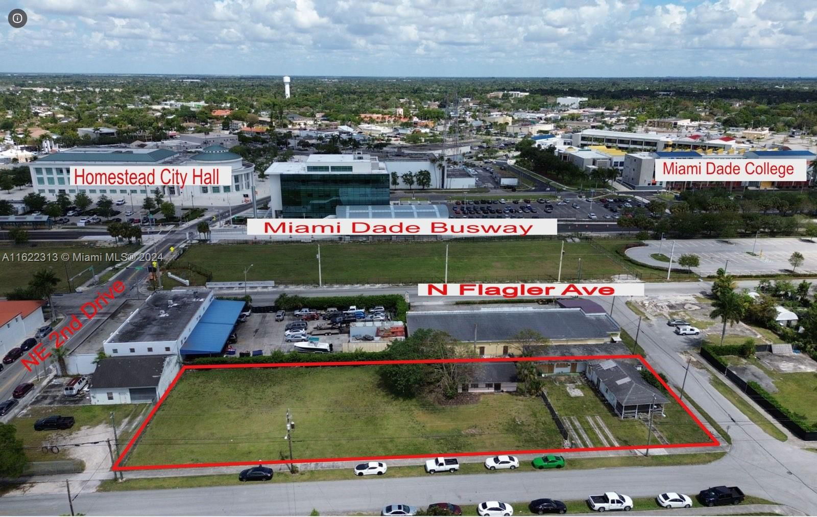 Real estate property located at NE 1st Rd, Miami-Dade, TOWN OF HOMESTEAD PROPER, Homestead, FL