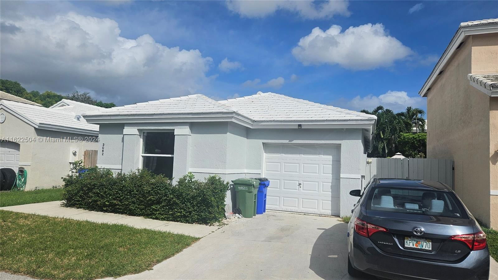 Real estate property located at 3062 Lighthouse Pl, Broward, CORAL BAY, Margate, FL