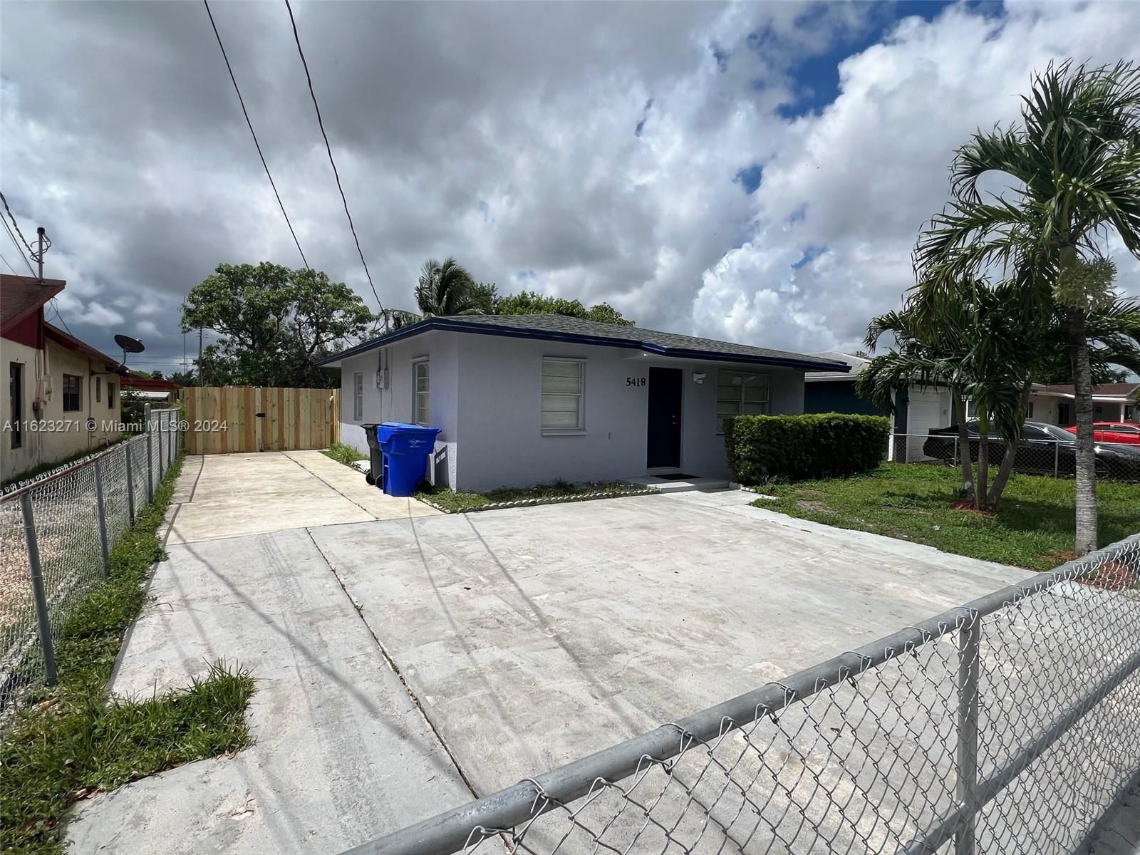 Real estate property located at 5418 Flagler St, Broward County, WASHINGTON PARK HALLANDAL, Hollywood, FL